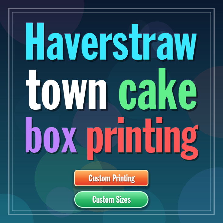 Haverstraw Town cake box printing