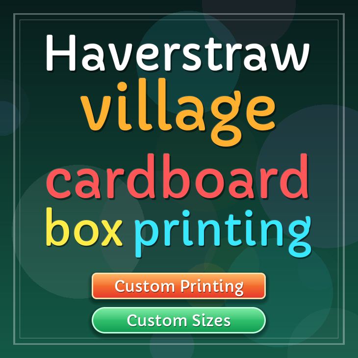Haverstraw village cardboard box printing