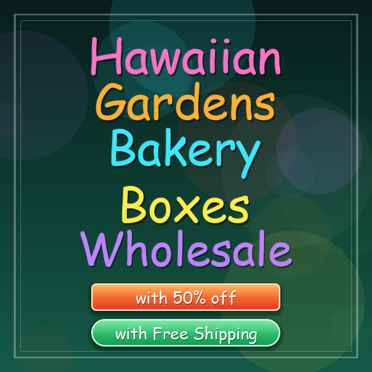 Hawaiian Gardens bakery boxes