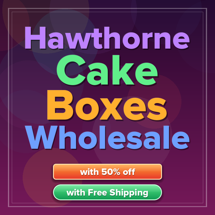 Hawthorne cake boxes
