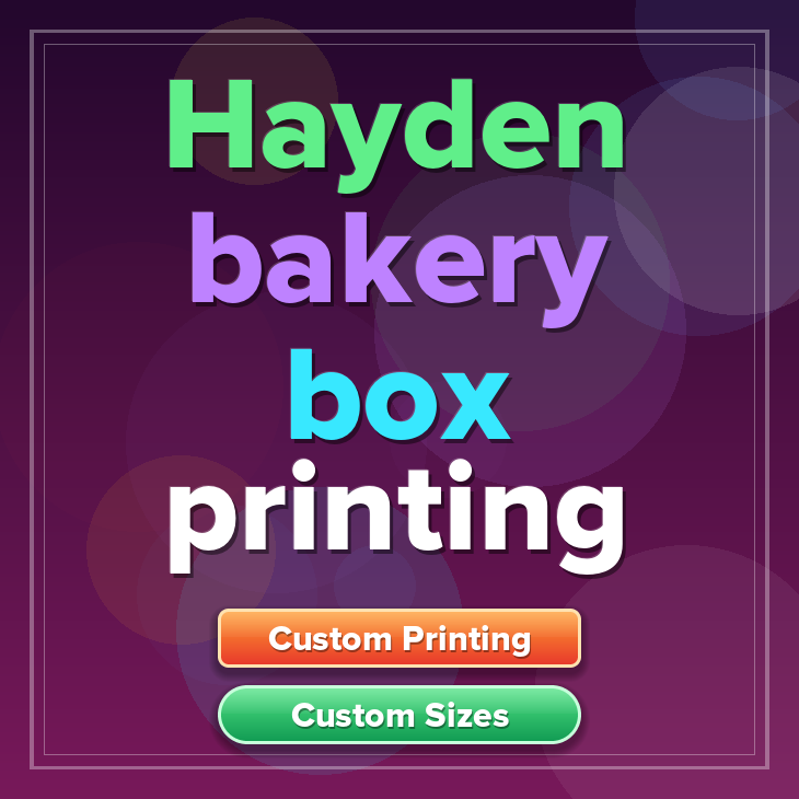 Hayden bakery box printing