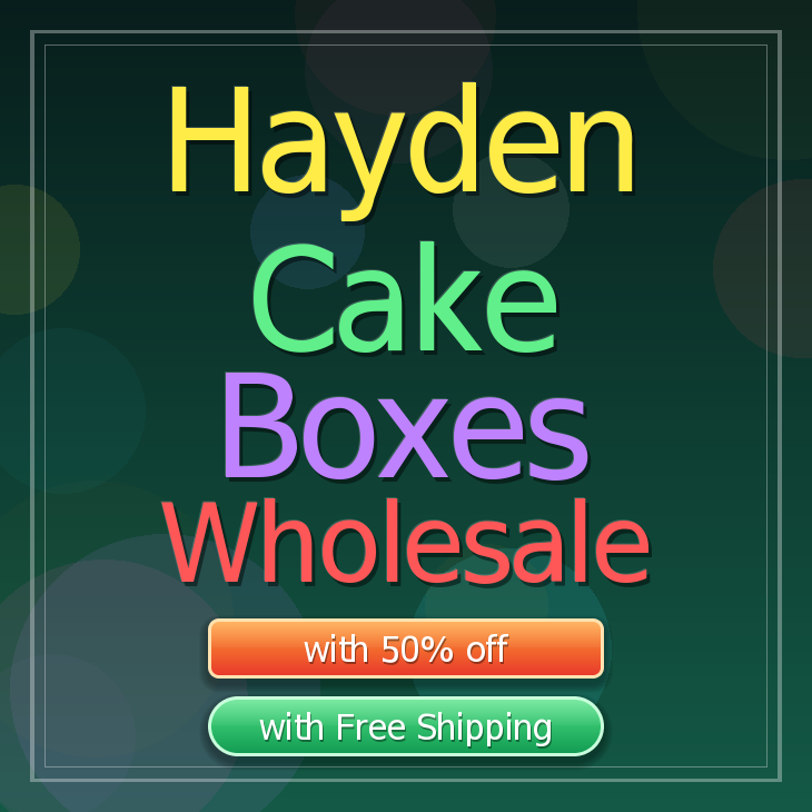 Hayden cake boxes