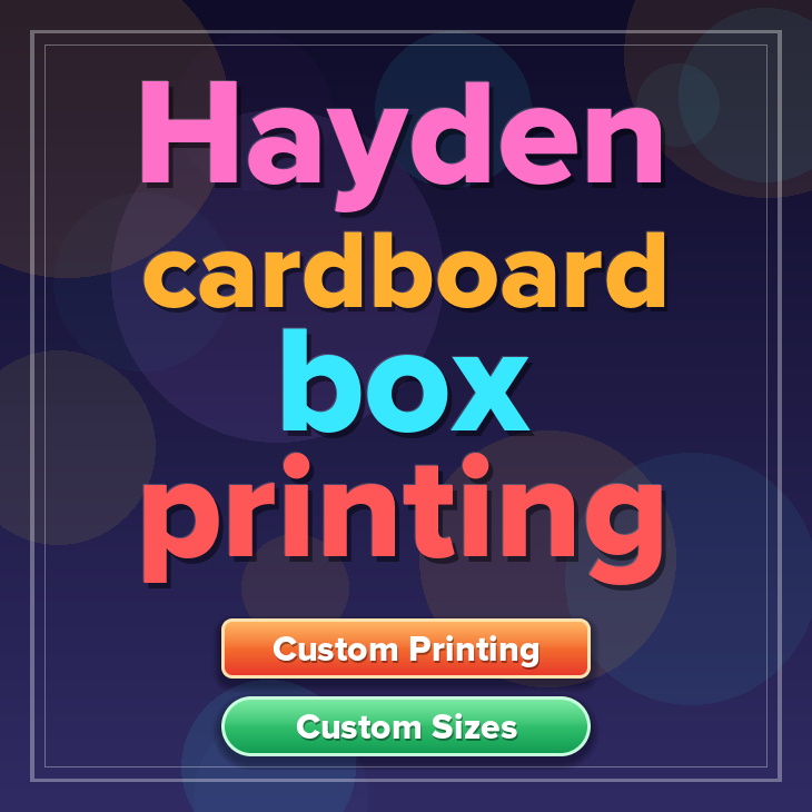 Hayden cardboard box printing