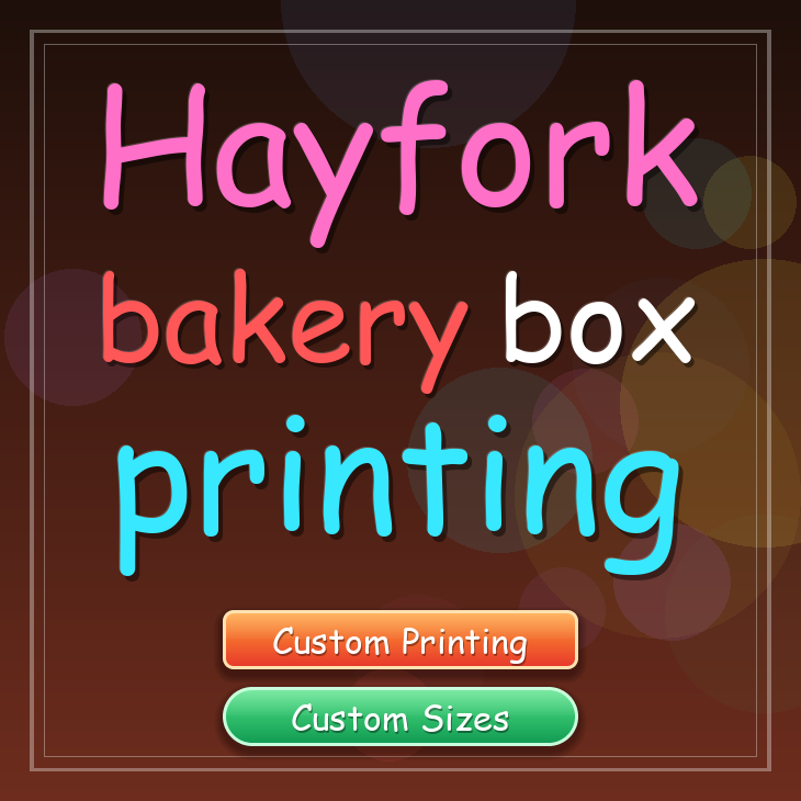 Hayfork bakery box printing