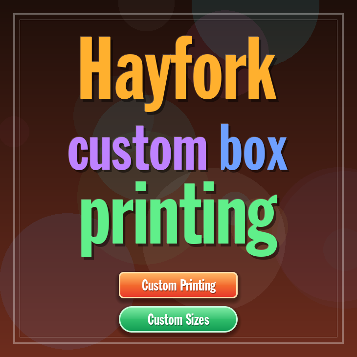 Hayfork custom box printing