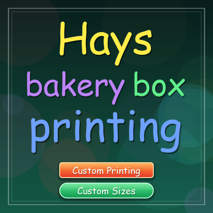 Hays bakery box printing