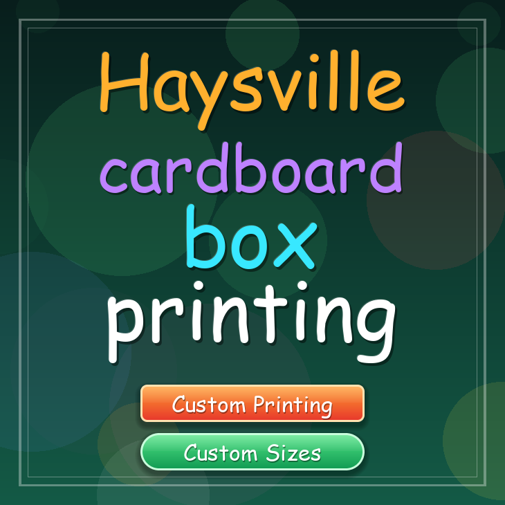 Haysville cardboard box printing
