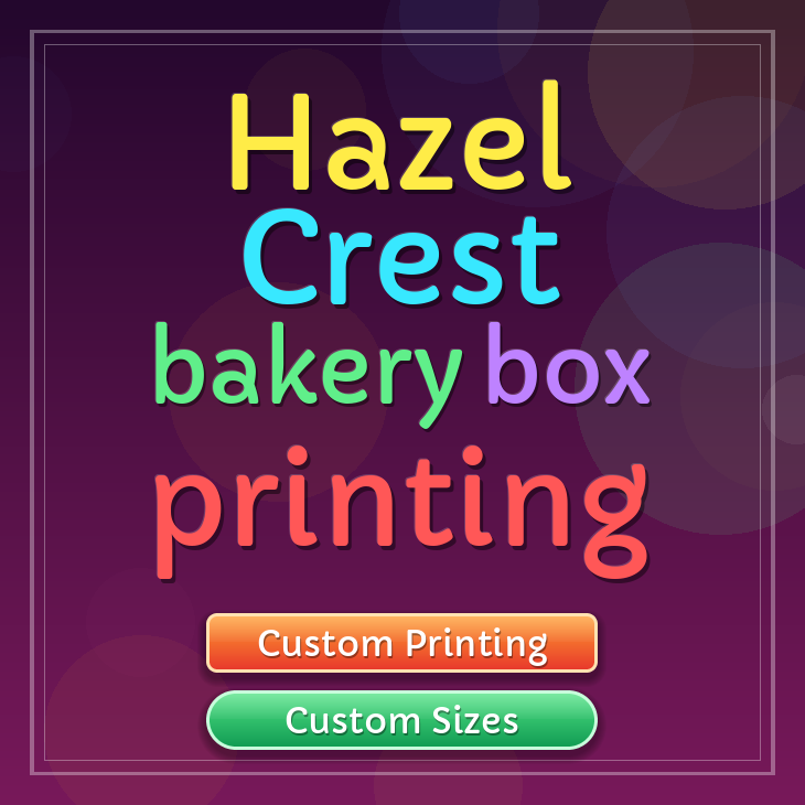 Hazel Crest bakery box printing