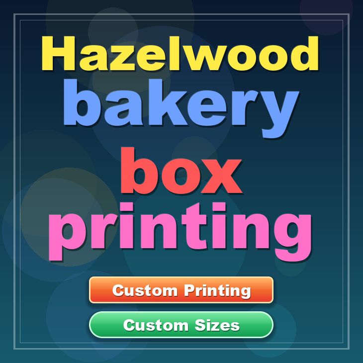 Hazelwood bakery box printing