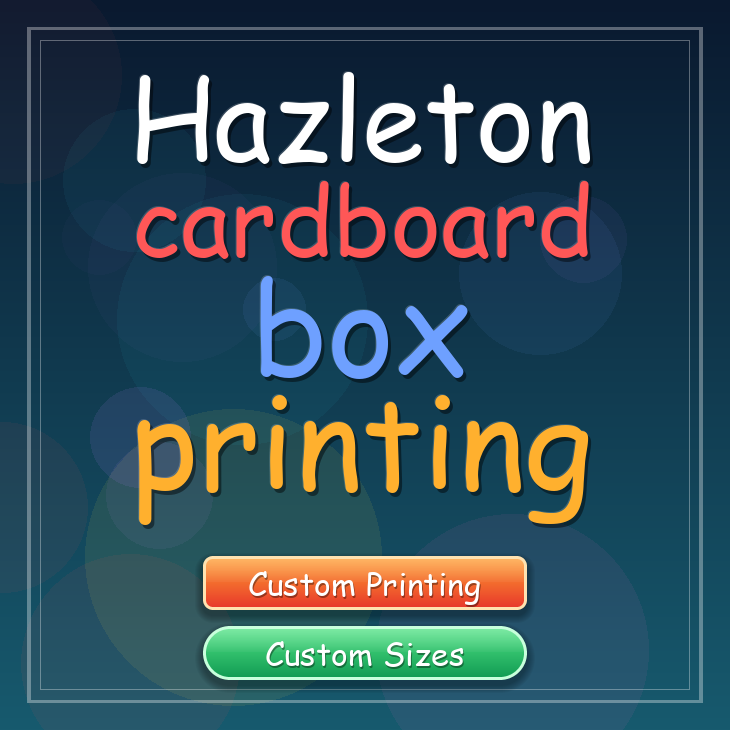 Hazleton cardboard box printing