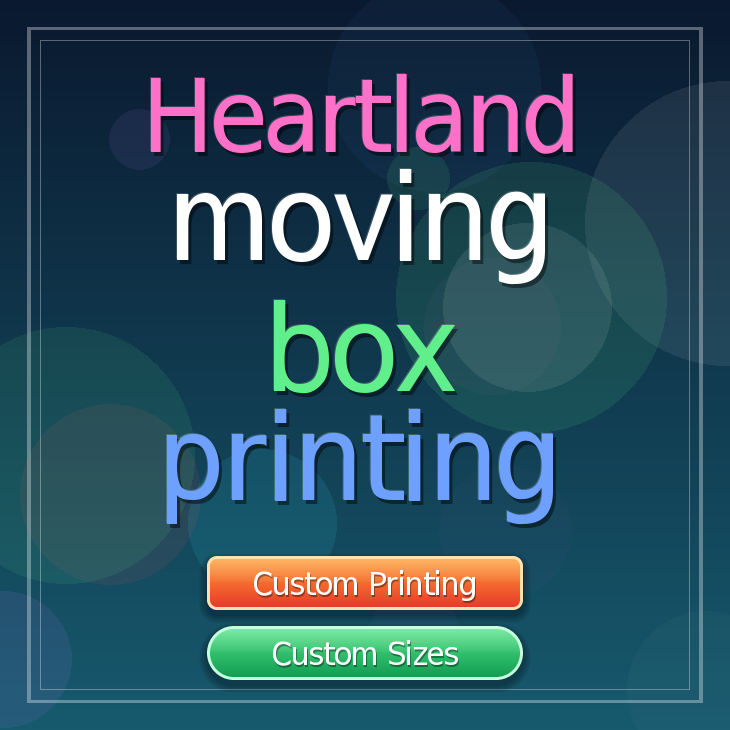 Heartland moving box printing