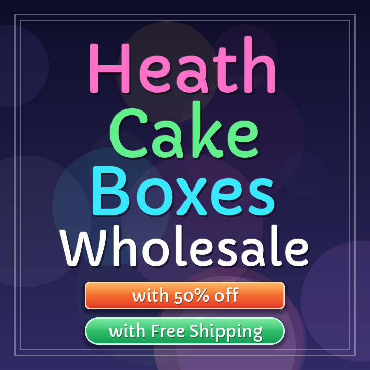 Heath cake boxes