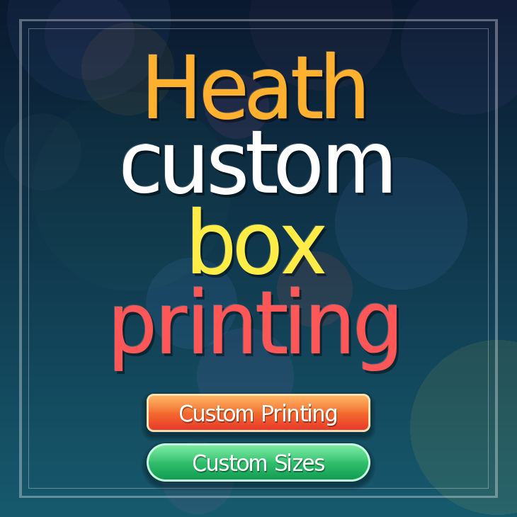 Heath custom box printing