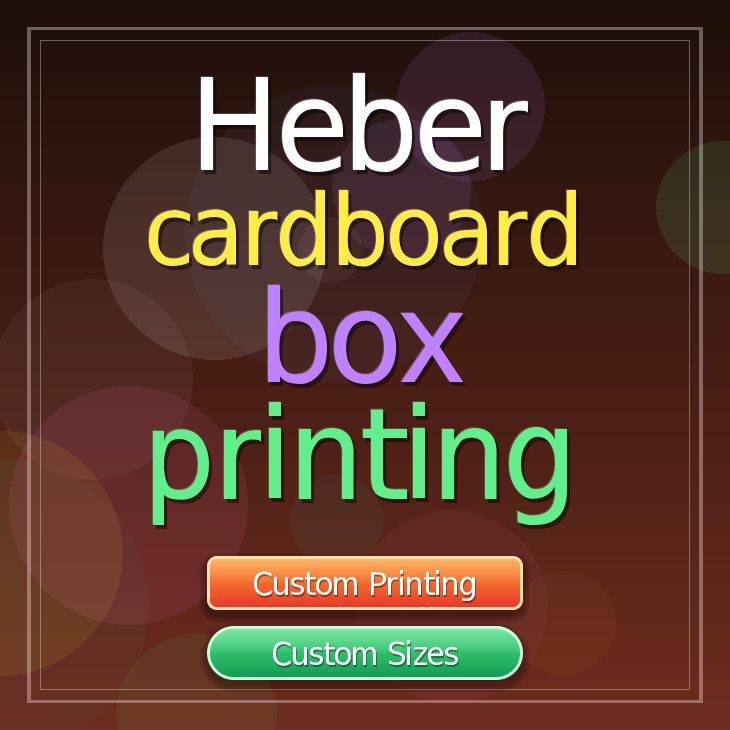 Heber cardboard box printing
