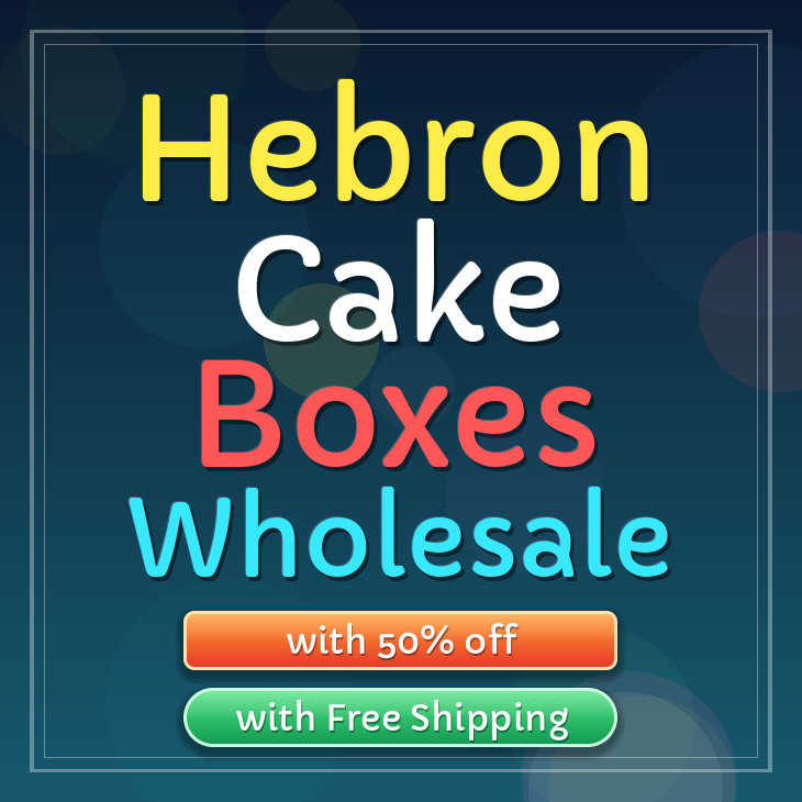 Hebron cake boxes