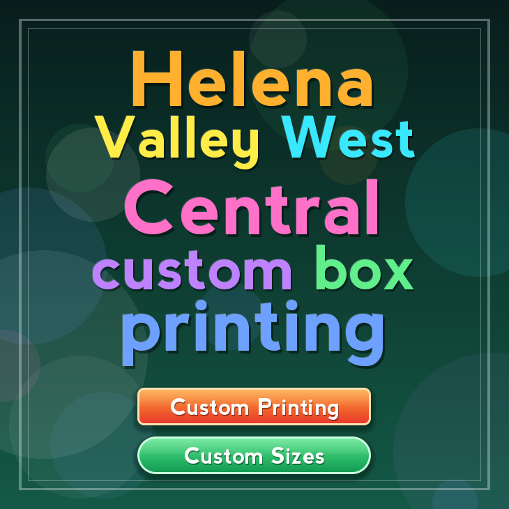 Helena Valley West Central custom box printing