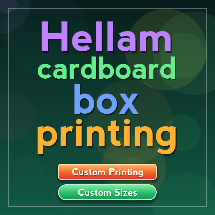 Hellam cardboard box printing