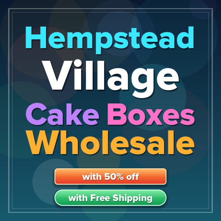 Hempstead village cake boxes
