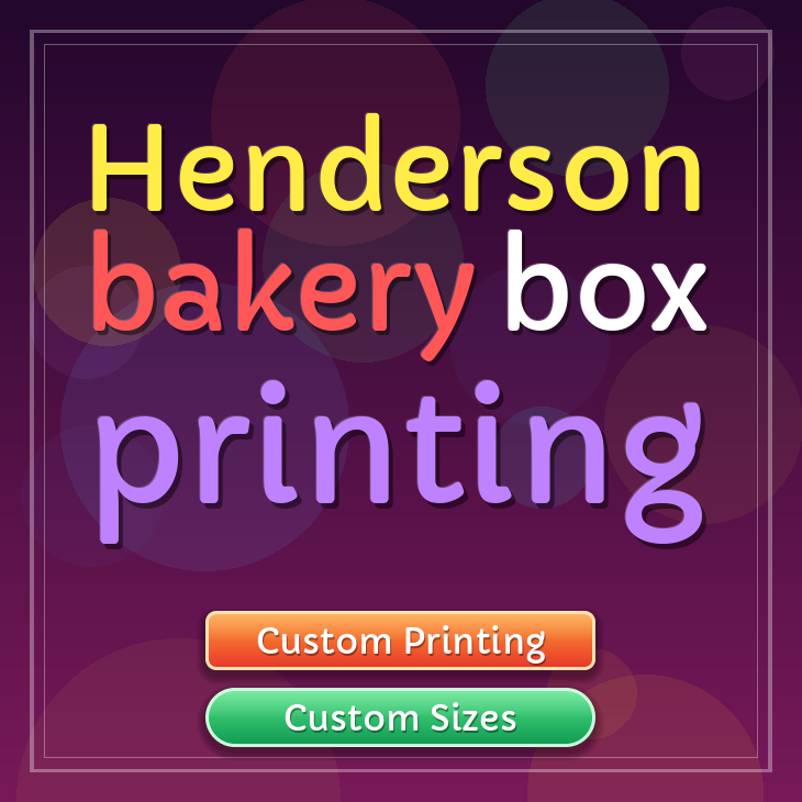 Henderson bakery box printing