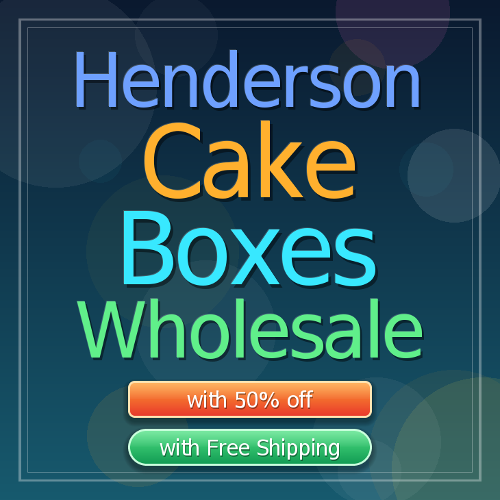 Henderson cake boxes