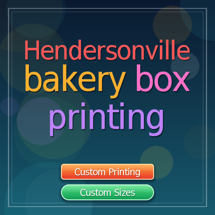 Hendersonville bakery box printing
