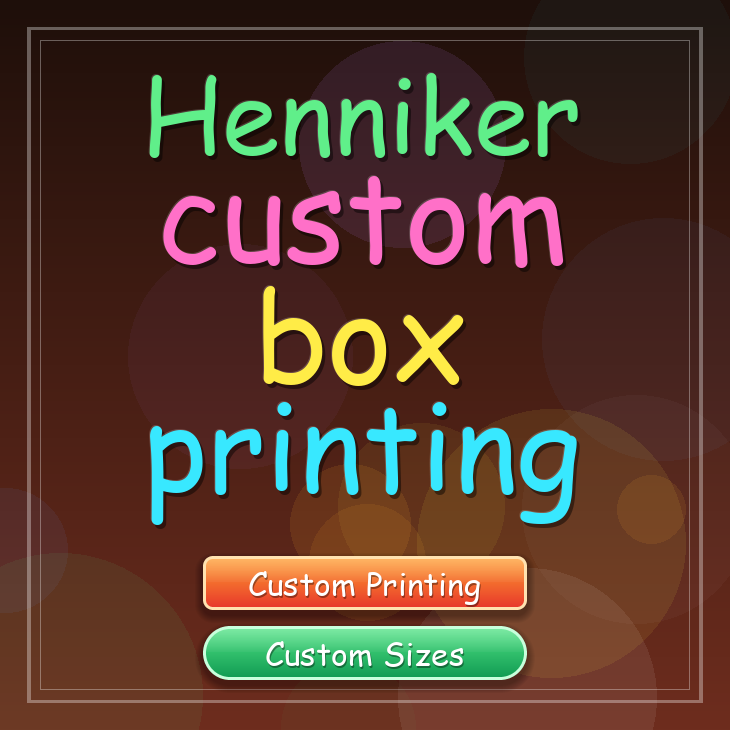 Henniker custom box printing