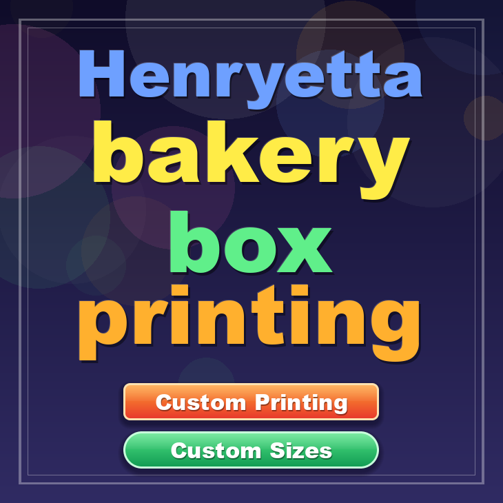Henryetta bakery box printing
