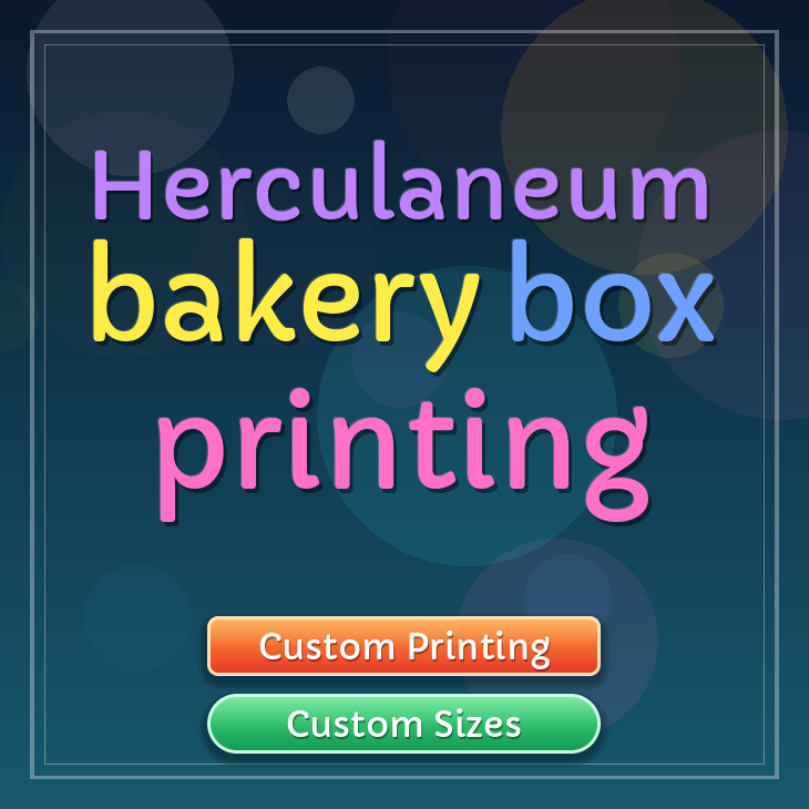 Herculaneum bakery box printing