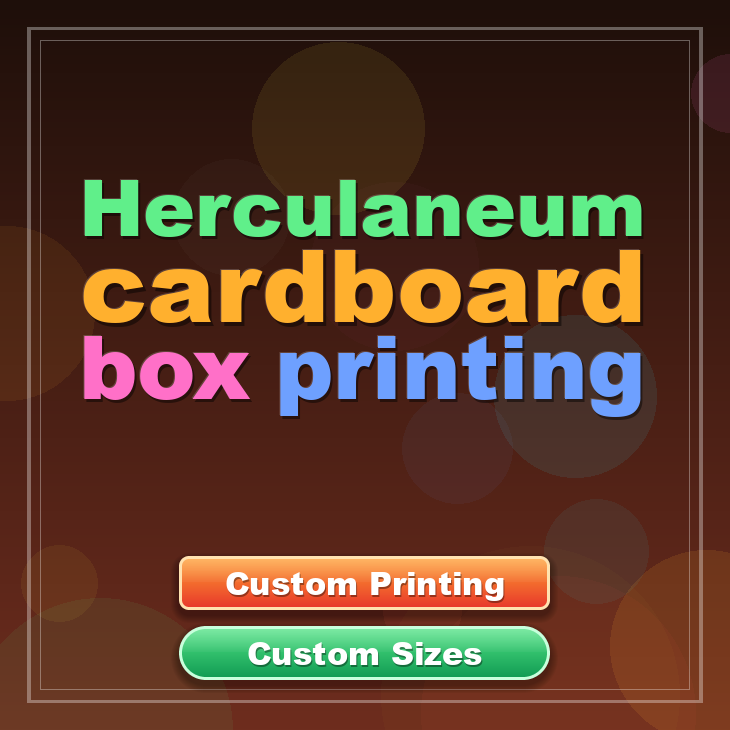 Herculaneum cardboard box printing