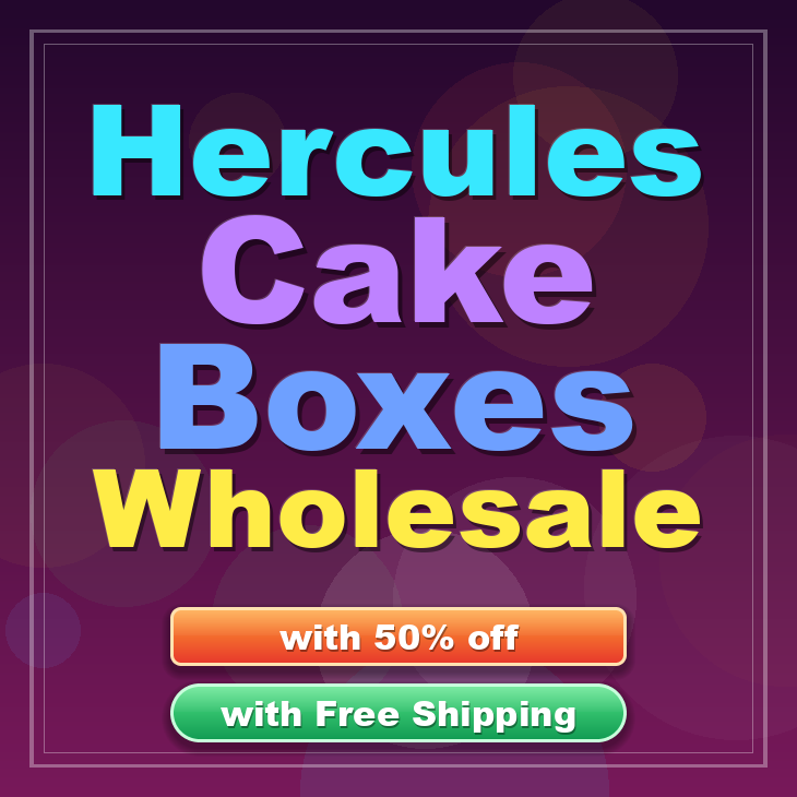 Hercules cake boxes