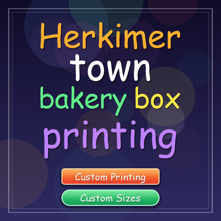 Herkimer Town bakery box printing