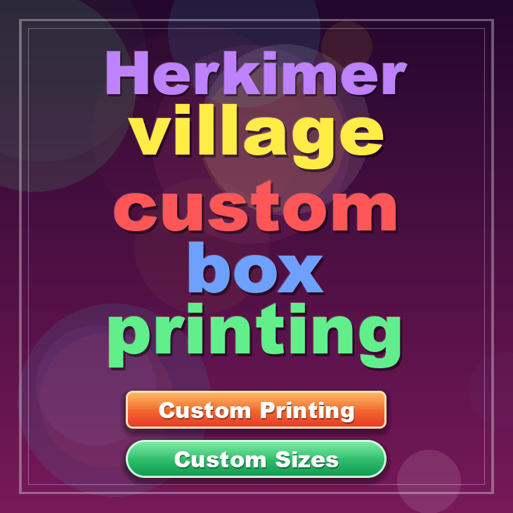 Herkimer village custom box printing
