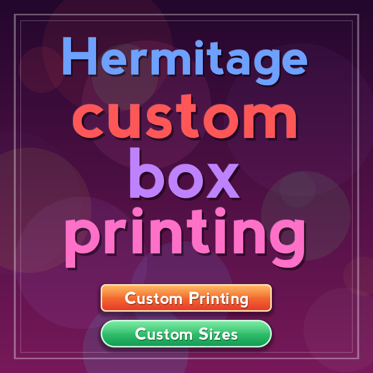 Hermitage custom box printing