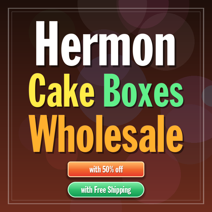 Hermon cake boxes