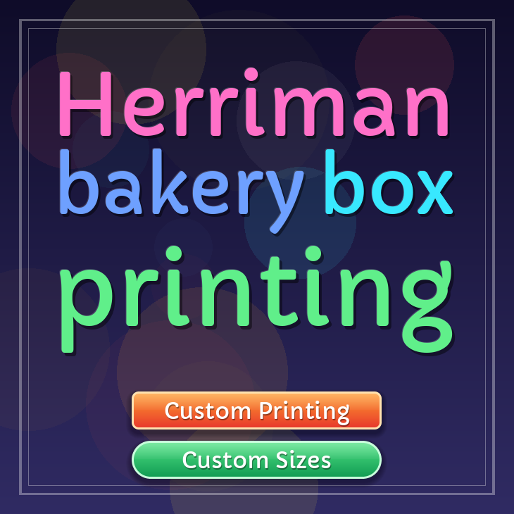 Herriman bakery box printing