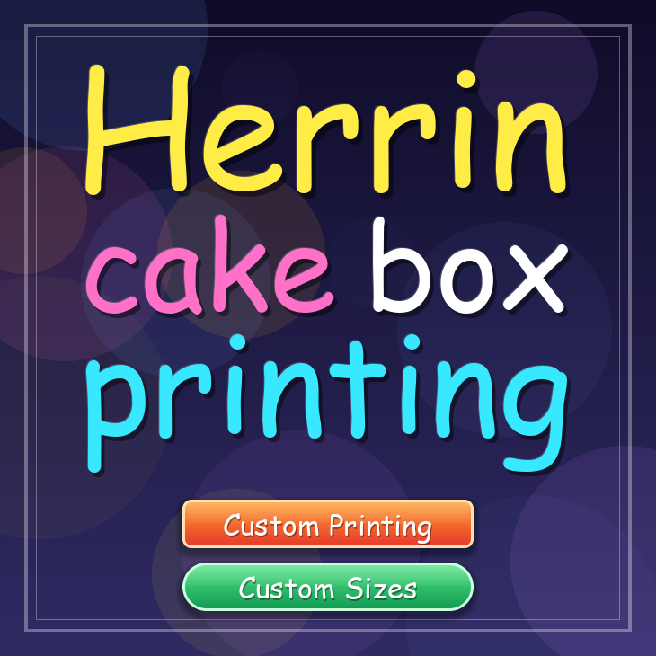 Herrin cake box printing