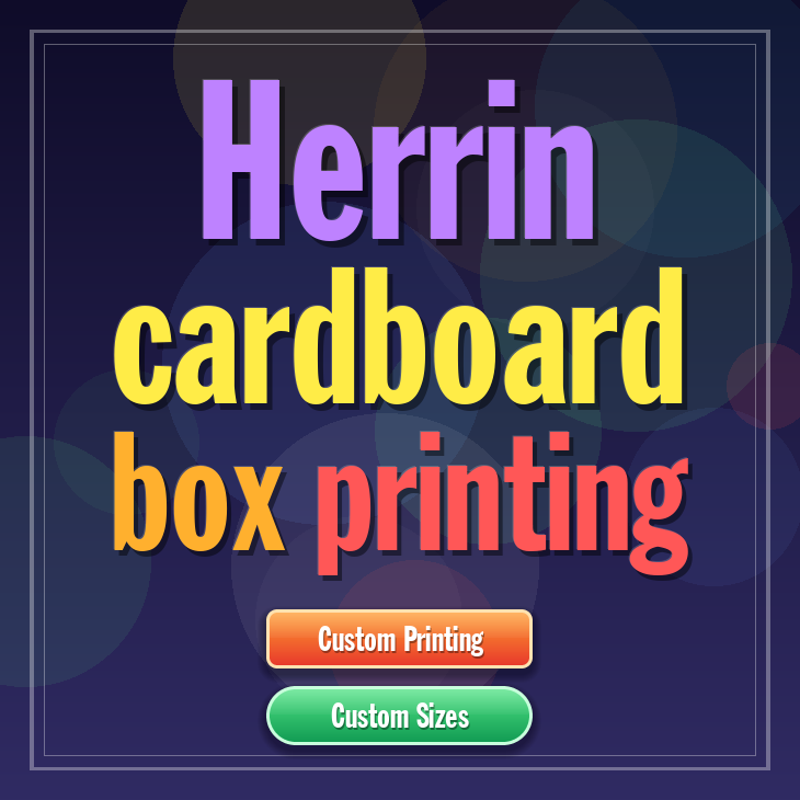 Herrin cardboard box printing