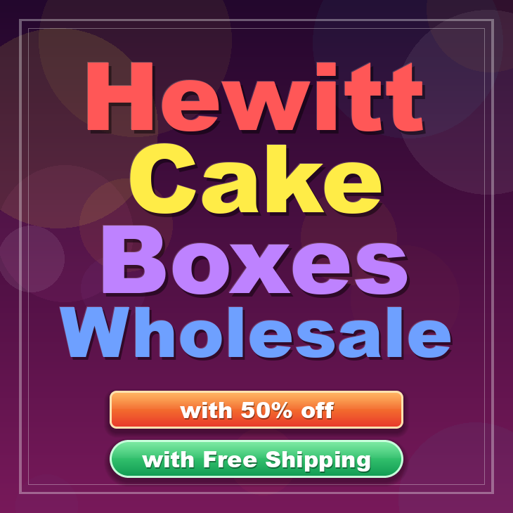 Hewitt cake boxes