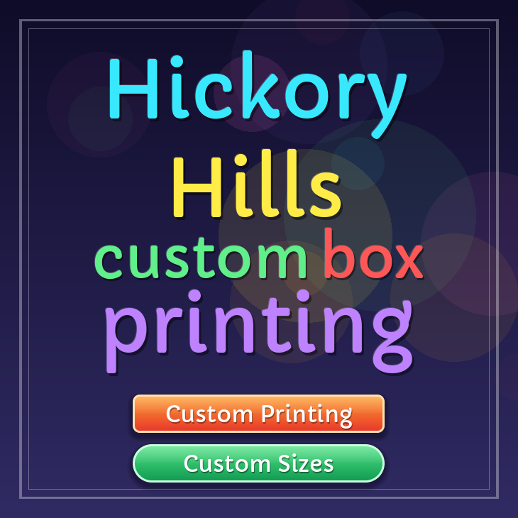 Hickory Hills custom box printing