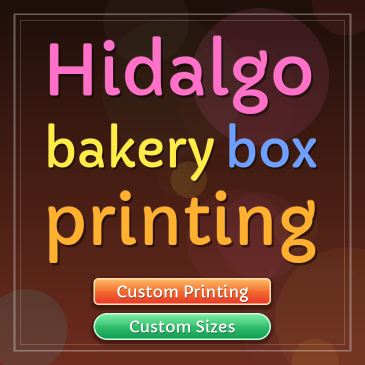 Hidalgo bakery box printing