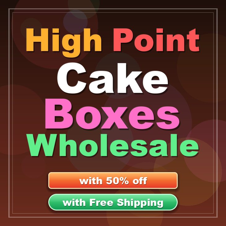 High Point cake boxes