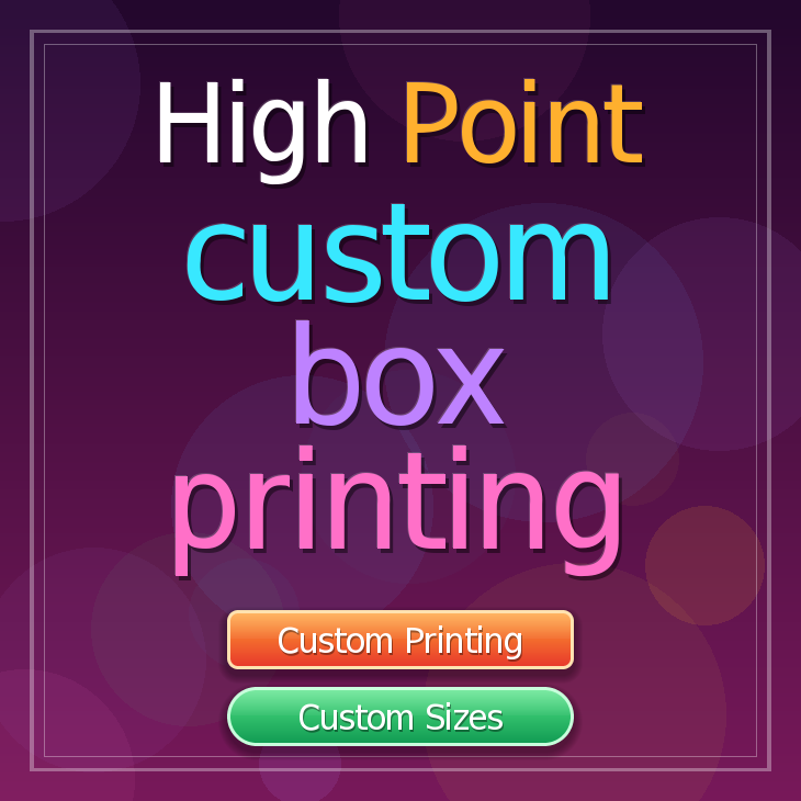 High Point custom box printing