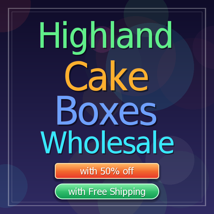 Highland cake boxes
