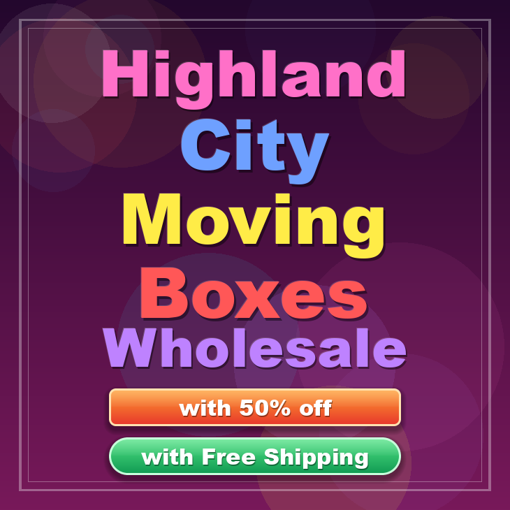 Highland City moving boxes