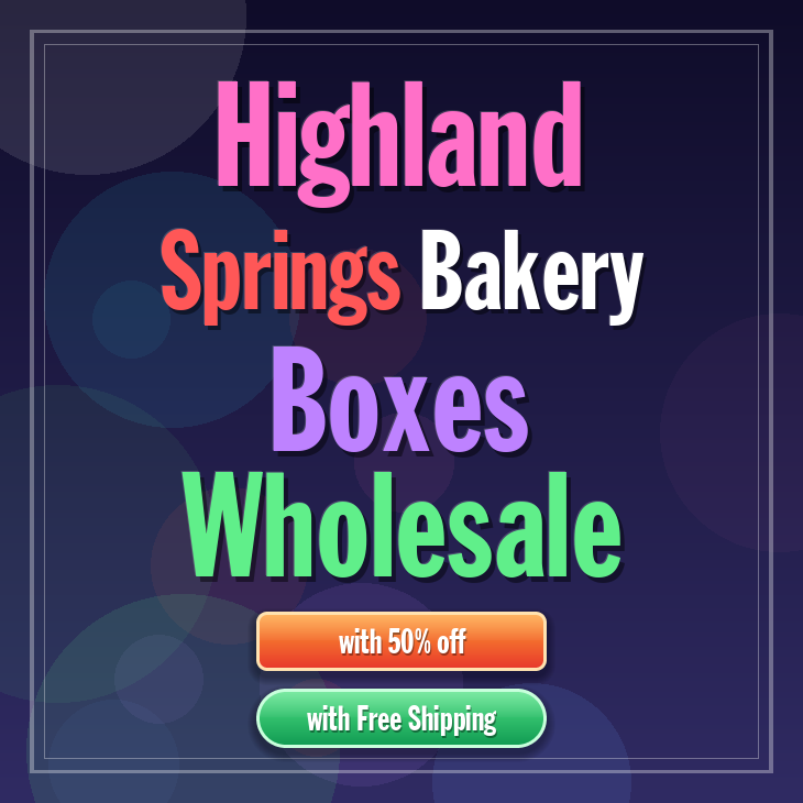 Highland Springs bakery boxes