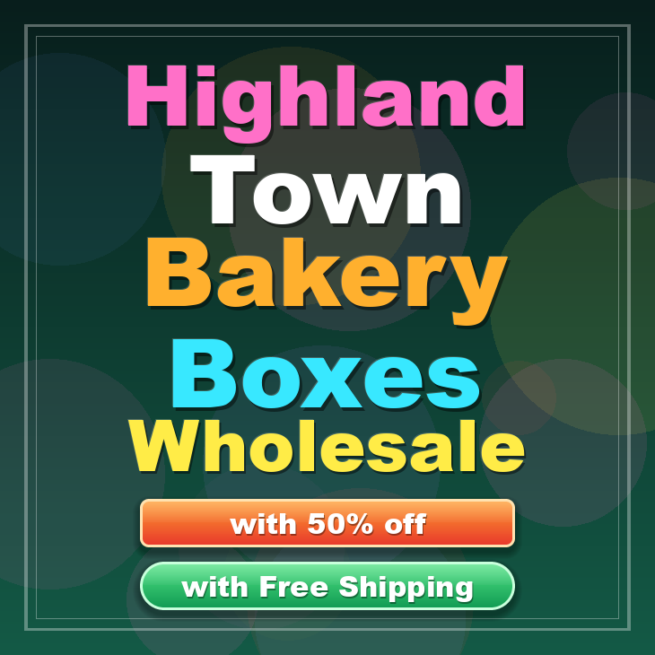 Highland Town bakery boxes