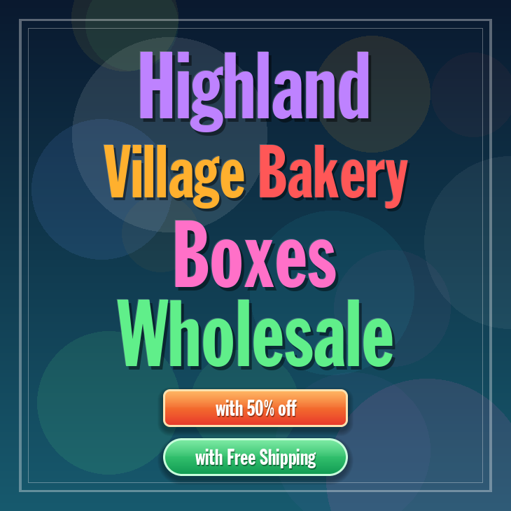 Highland Village bakery boxes