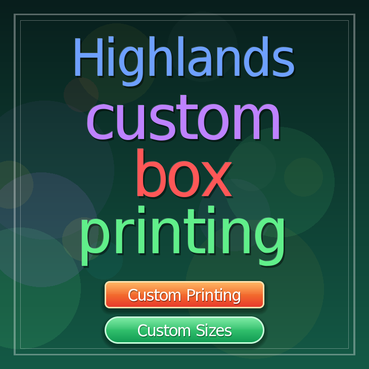 Highlands custom box printing