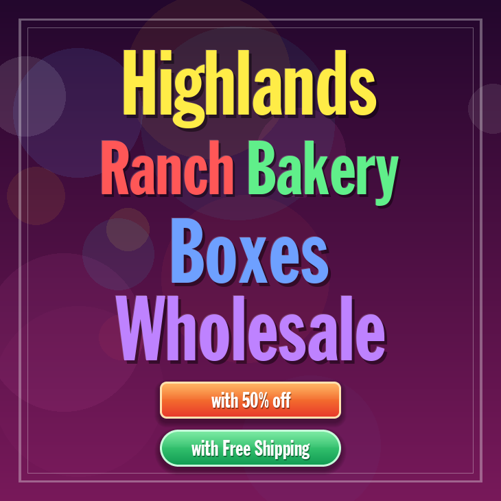 Highlands Ranch bakery boxes