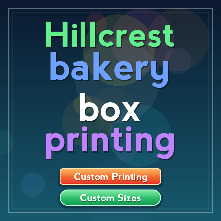 Hillcrest bakery box printing